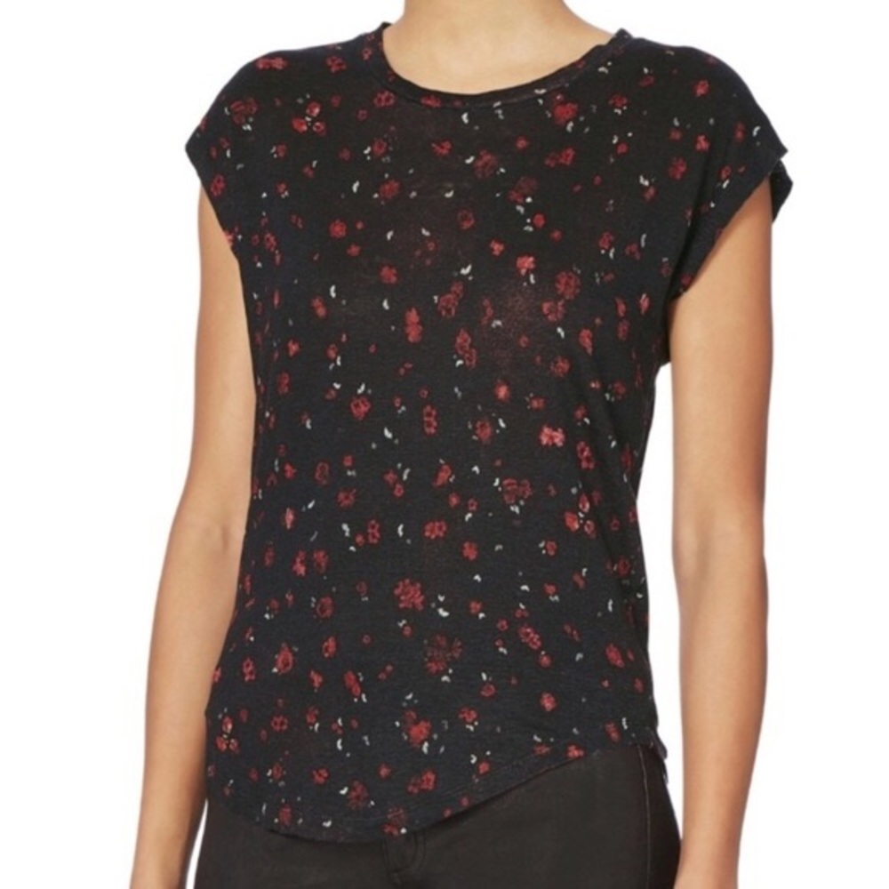 Iro floral linen tee